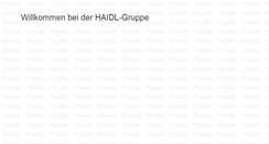 Desktop Screenshot of haidl.de